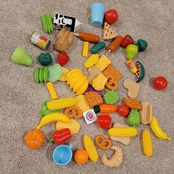 Kids Play Plastic Food - Picture 1 of 3